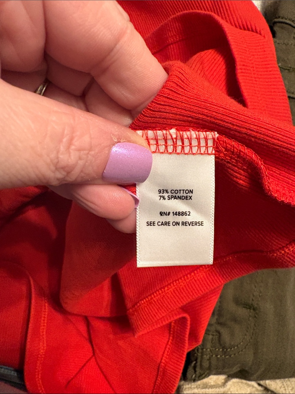 torrid Red Short Puffed sleeve ribbed shirt sleeve blouse. Size 4 - Picture 8 of 8